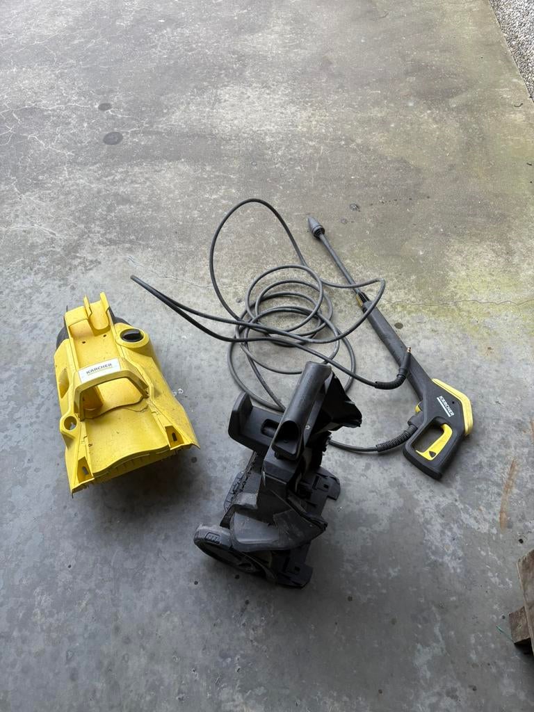 Karcher K4 kappenset + slang + pistool, Ophalen, Gebruikt, Elektrisch