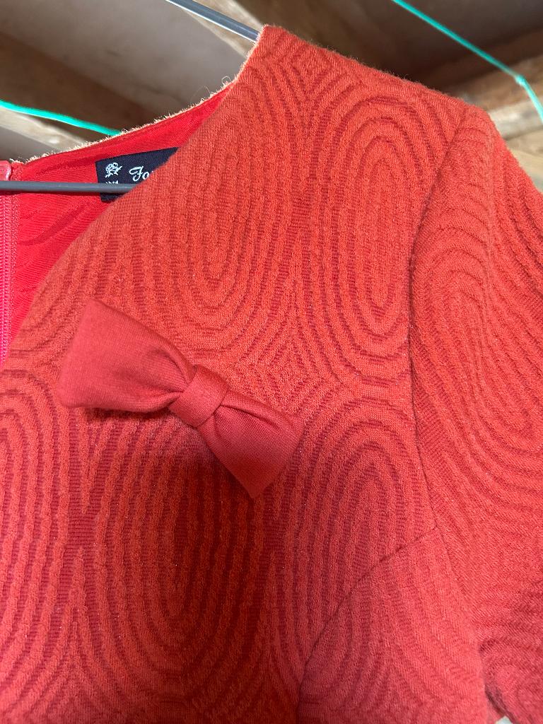 Warm oranje kleedje Four Roses, Maat 38/40 (M), Nieuw, Oranje, Ophalen of Verzenden