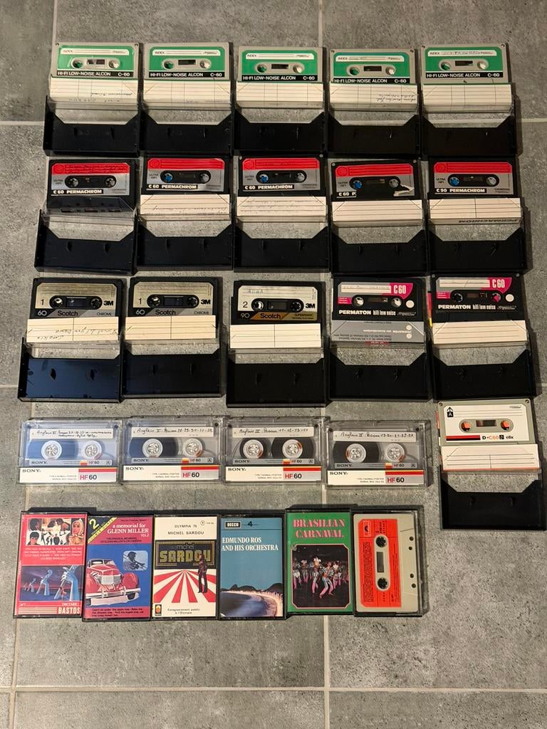 Lot de cassettes audio, Enlèvement ou Envoi, Comme neuf