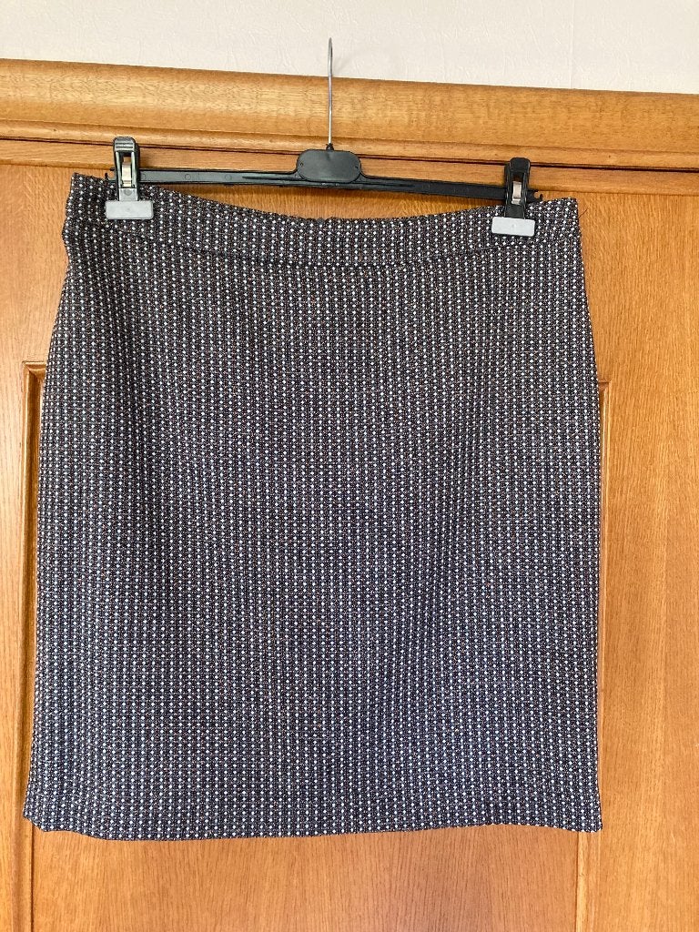 Donker- en lichtgrijze+ gouddraad winterrok, 44, Bellisimo, Kleding | Dames, Meerkleurig, Maat 42/44 (L), Ophalen of Verzenden