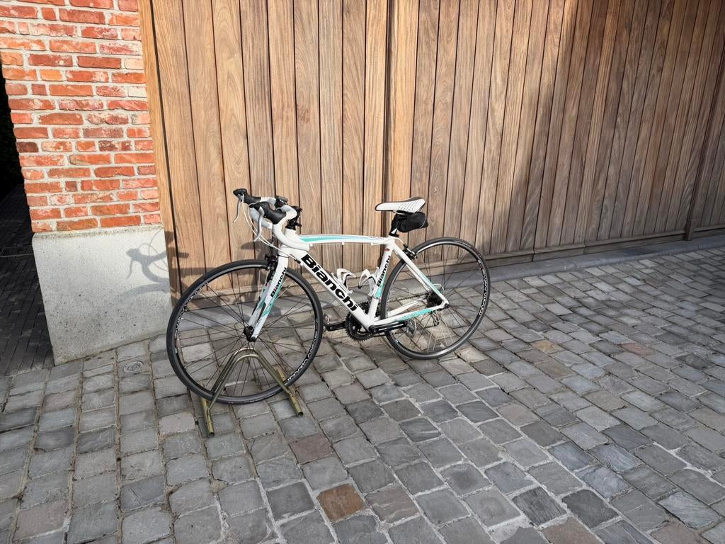 Koersfiets dames Bianchi, Fietsen en Brommers, Ophalen, Gebruikt, Overige merken, Versnellingen
