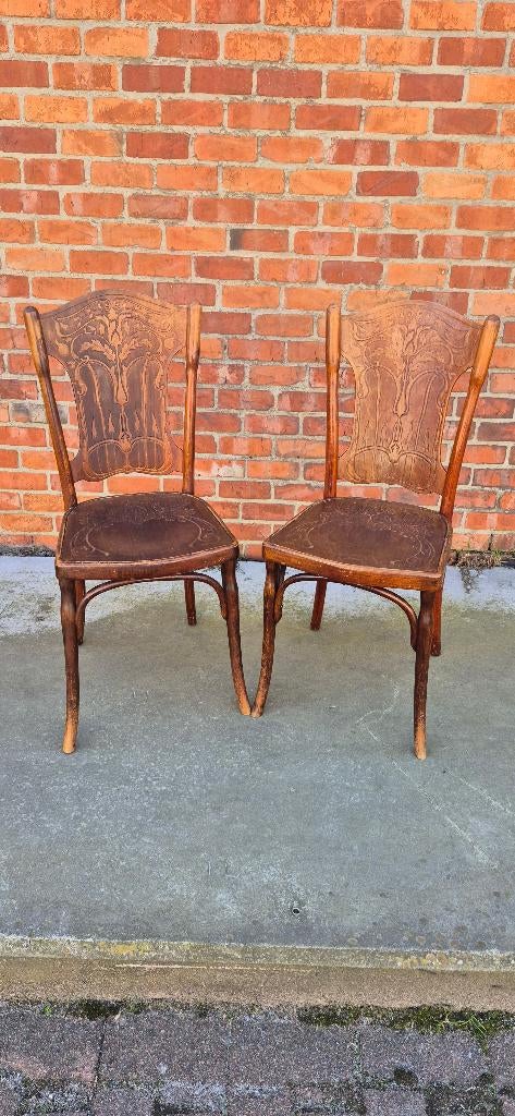Paire de chaises art nouveau Jacob et Joseph Kohn, Enlèvement