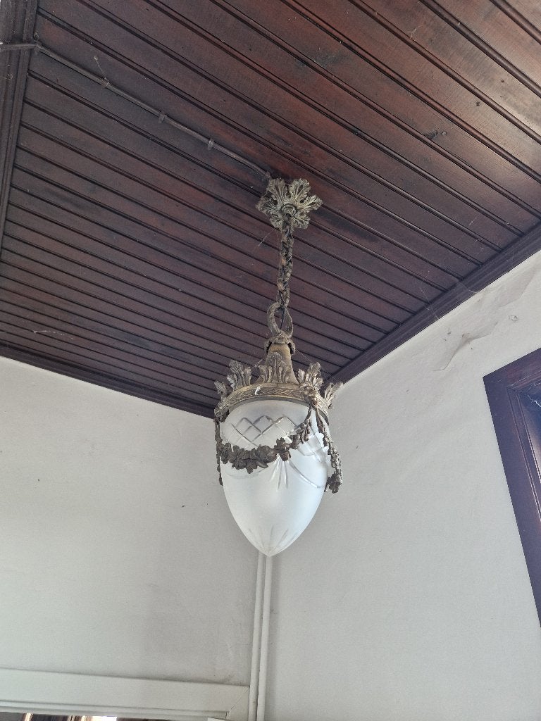 Lampe suspendue antique, Enlèvement ou Envoi