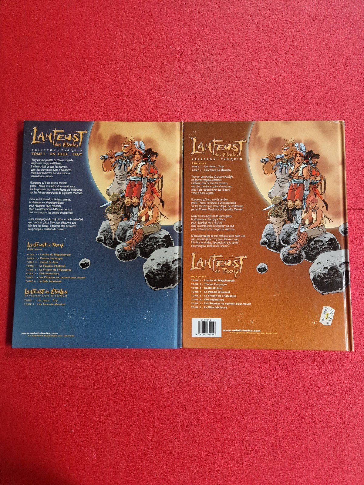 Lot de 2 bd lanfeust des étoiles 1 et 2, Livres, Enlèvement ou Envoi