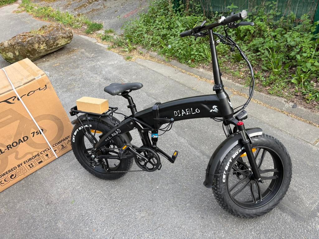 Vélo électrique Diablo – Neuf, Vélos & Vélomoteurs, Neuf, Autres marques, Vitesses, 18 à 20 pouces