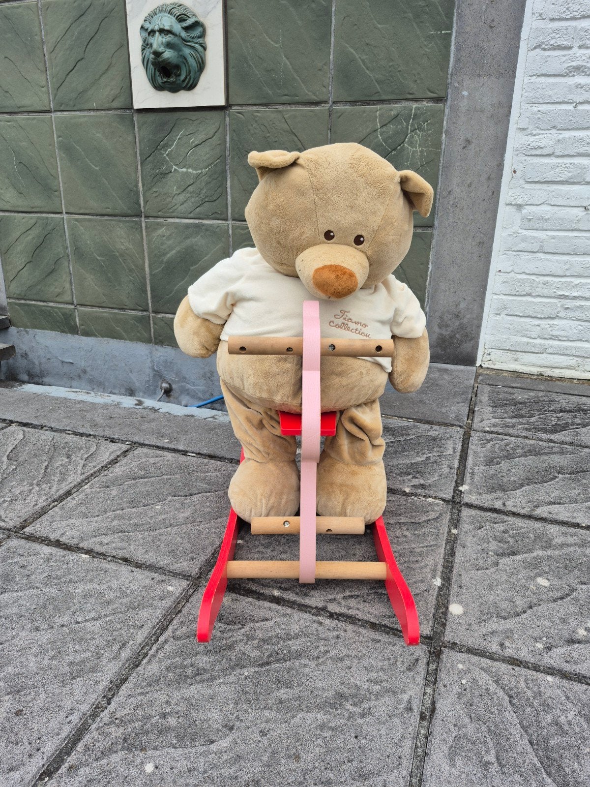 Knuffelbeer (65 cm hoog), Verzamelen, Ophalen, Zo goed als nieuw, Stoffen beer