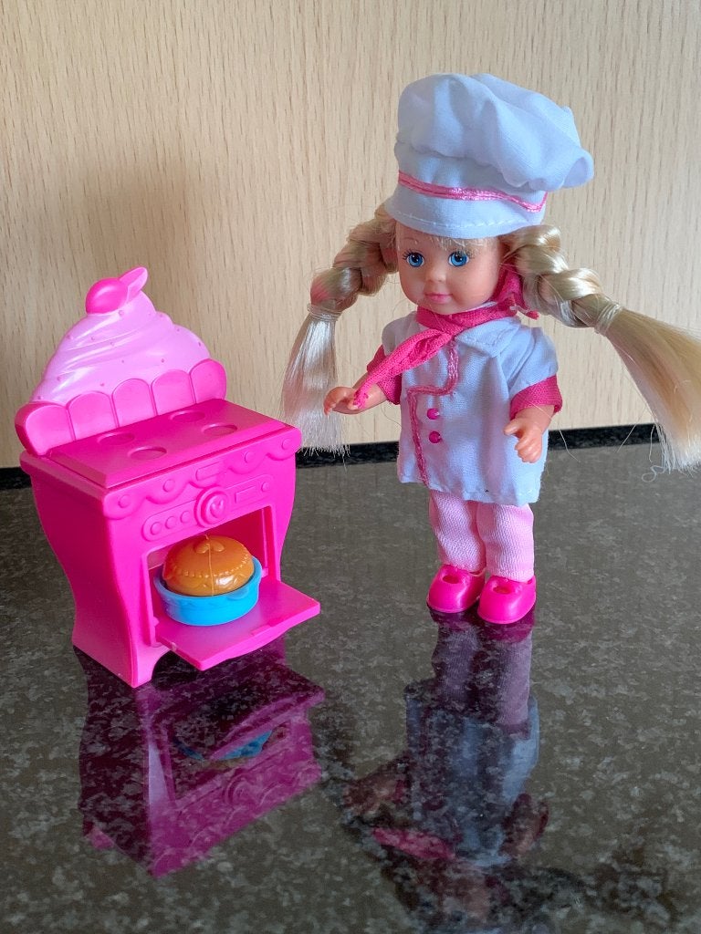 Bakkerin met bakoven en cake, Enlèvement ou Envoi, Comme neuf, Autres types