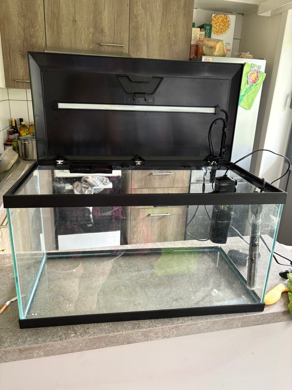 Aquarium, Dieren en Toebehoren, Ophalen, Gebruikt, Overige merken, Leeg aquarium