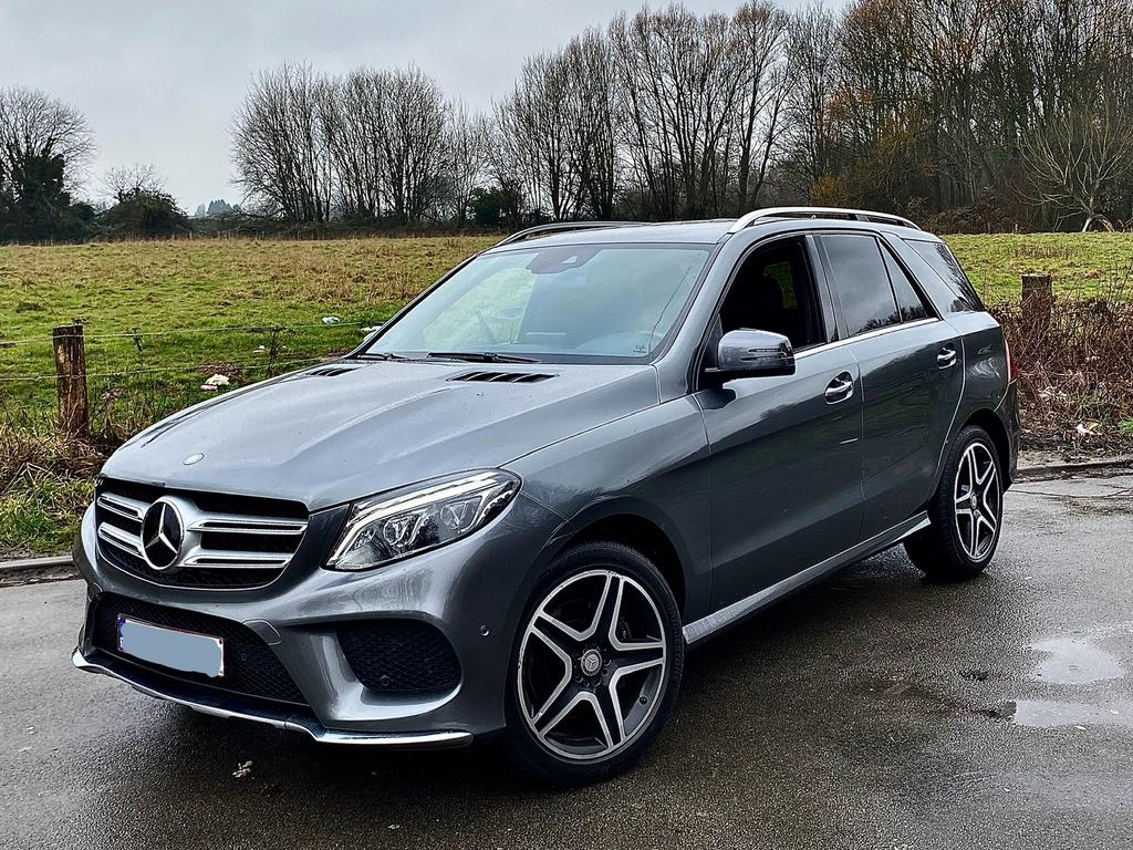 2017 Mercedes Benz GLE 350D 4Matic AMG, Autos, Mercedes-Benz, Cuir, Argent ou Gris, Achat, Euro 6