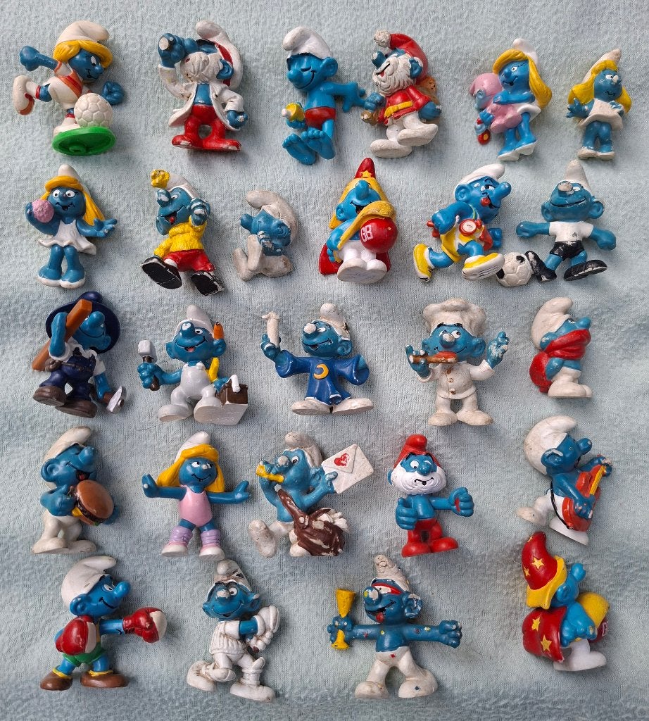 Lot de Schtroumpfs. Figurines, Enlèvement ou Envoi, Utilisé, Autres types