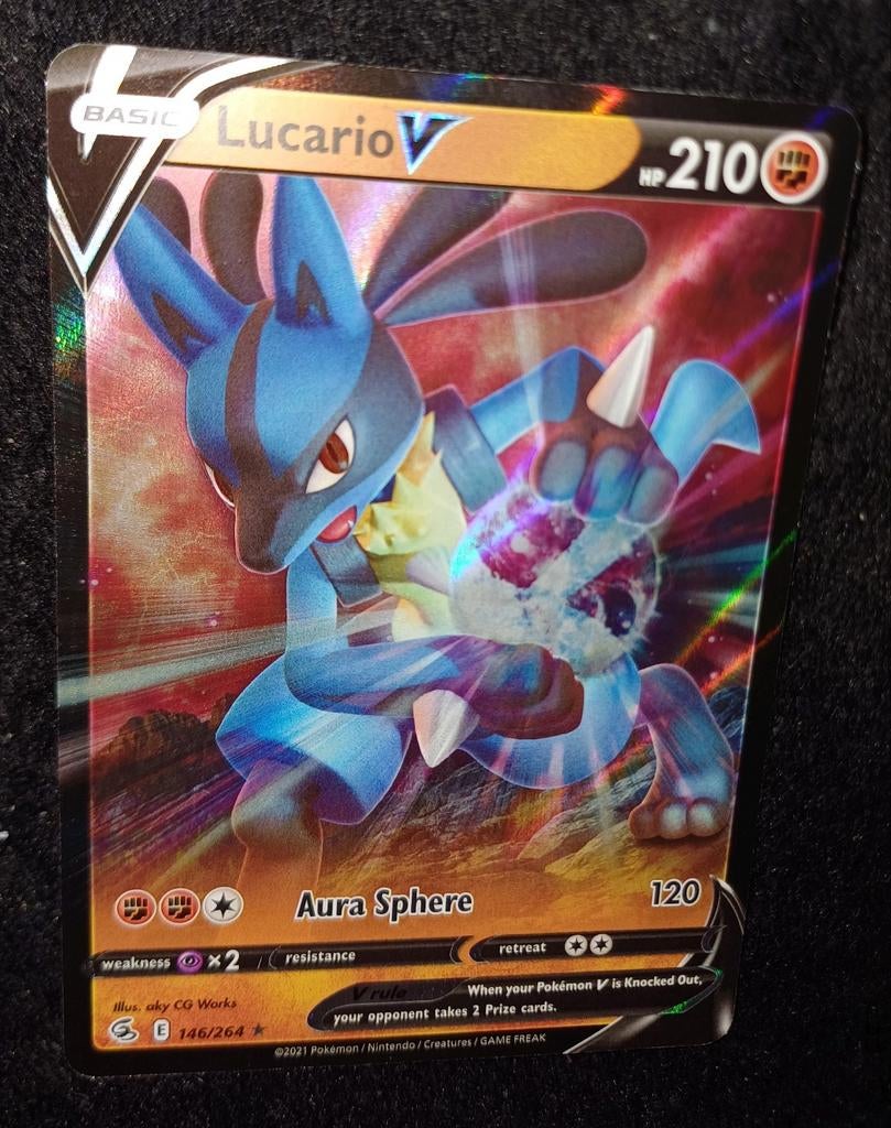 Modern Era: Lucario V 146/264 Fusion Strike, Ophalen of Verzenden