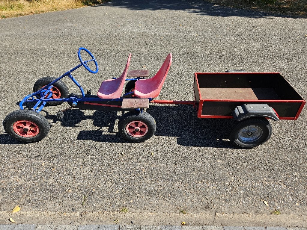 Kart à pédales avec camion à benne, Enlèvement, Utilisé