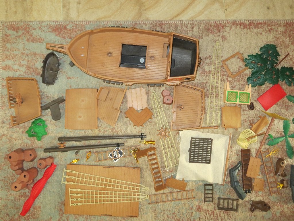 Lot Playmobil onderdelen - piraten, Kinderen en Baby's, Speelgoed | Playmobil, Pirates, Gebruikt, Losse onderdelen, Ophalen of Verzenden