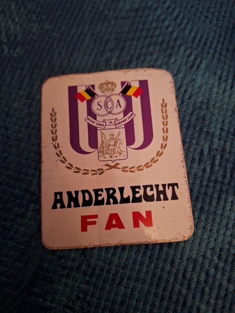 Anderlecht, oude sticker, Enlèvement ou Envoi