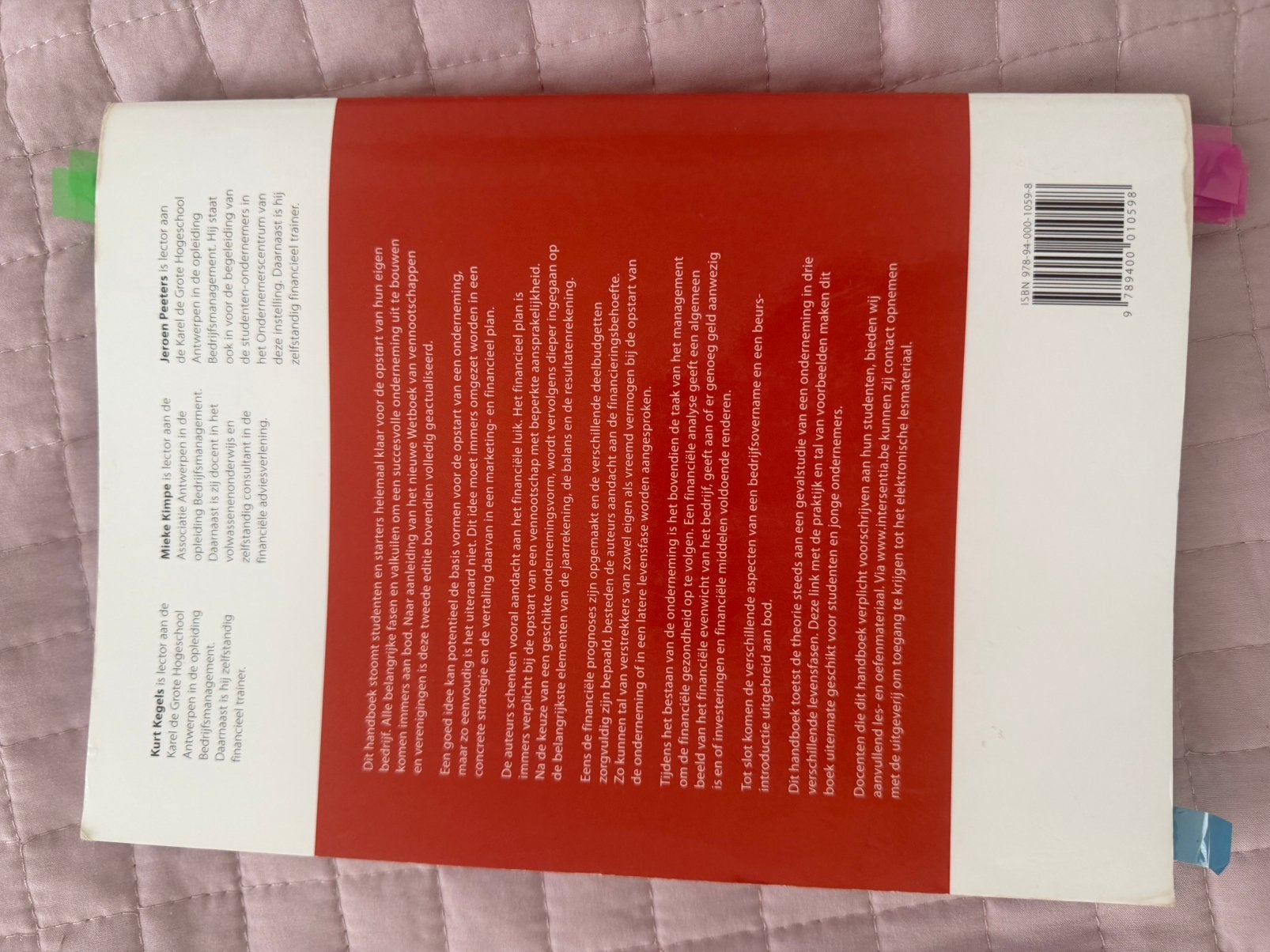 Boeken te koop KDG KMO-management, Boeken, Ophalen of Verzenden, Gelezen