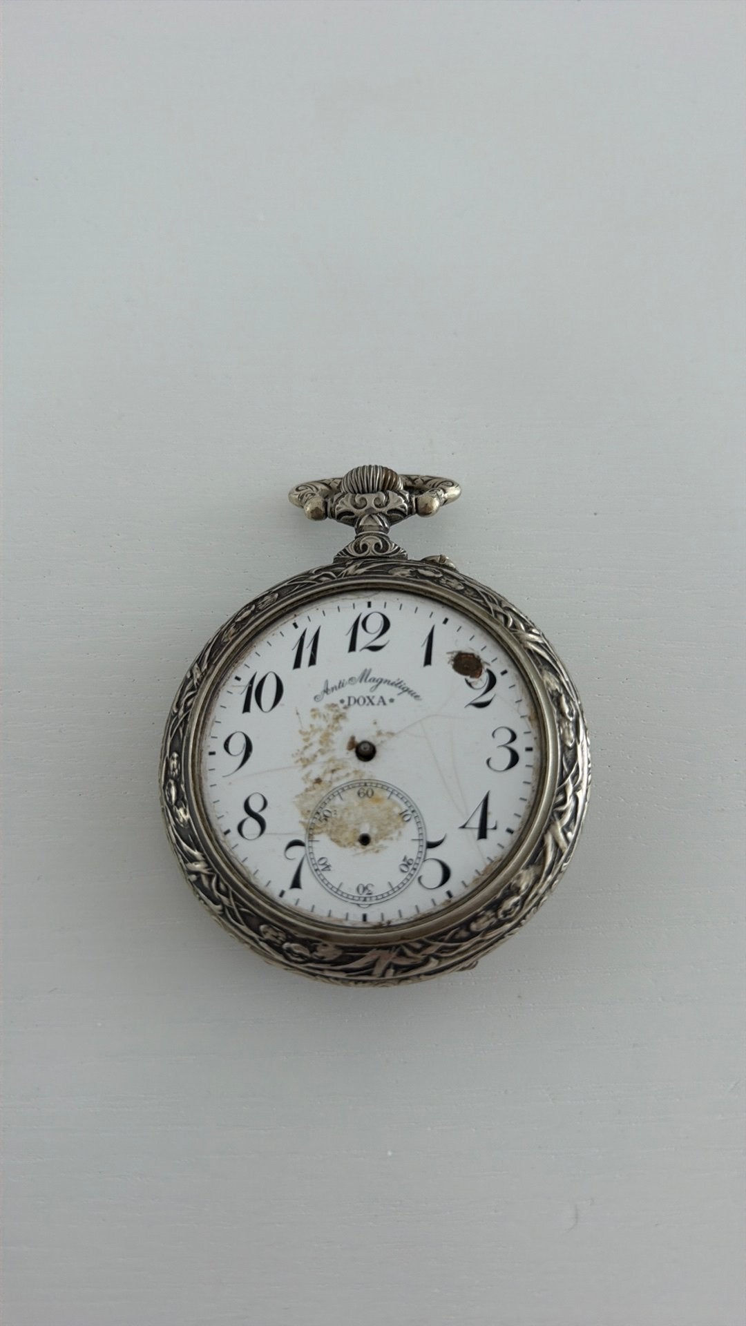 Montre à gousset Doxa, Enlèvement, Or