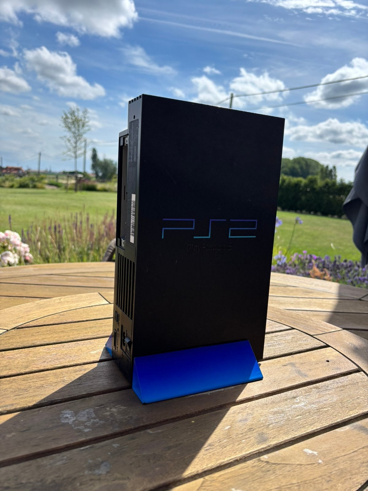Playstation 2 met 2 controllers, Games en Spelcomputers, Spelcomputers | Sony PlayStation 2, Ophalen, Gebruikt, Zwart, Met 2 controllers