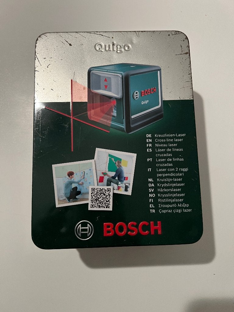 Bosch Kruislijn laser, Doe-het-zelf en Bouw, Meetapparatuur, Ophalen of Verzenden, Gebruikt, Afstand