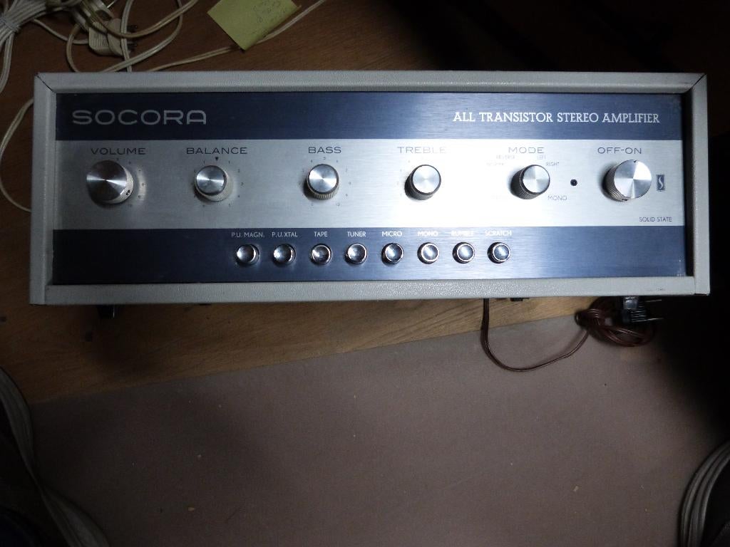 SOCORA KIT  Stereo early transistor  amplifier, Ophalen, Gebruikt, Stereo, Overige merken