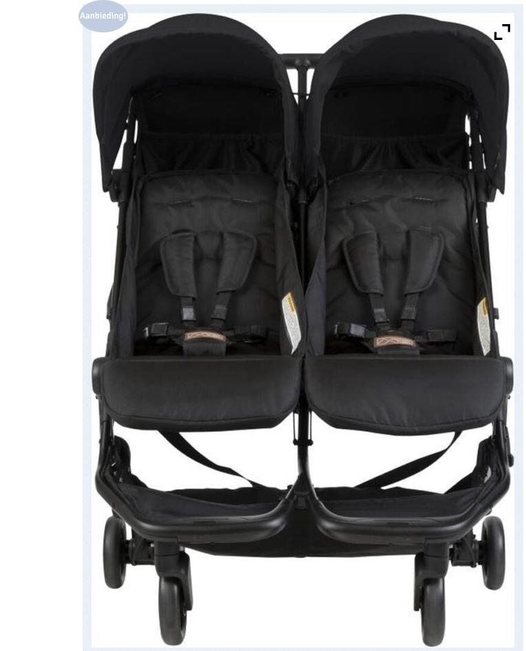 Mountain buggy nano duo, Ophalen, Gebruikt, Overige merken, Verstelbare rugleuning