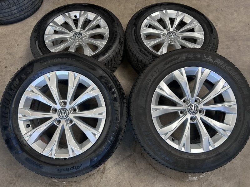 17 inch originele Montana velgen + winterbanden Volkswagen T, Pneus et Jantes, -, 17 pouces, Utilisé