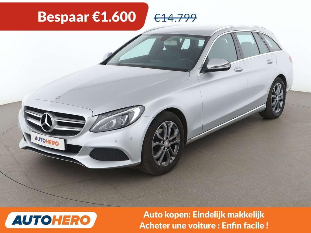 Mercedes-Benz C-Klasse 180 C 180 d T BlueTEC Avantgarde, Auto's, Mercedes-Benz, Achterwielaandrijving, Gebruikt, Zwart, 116 pk