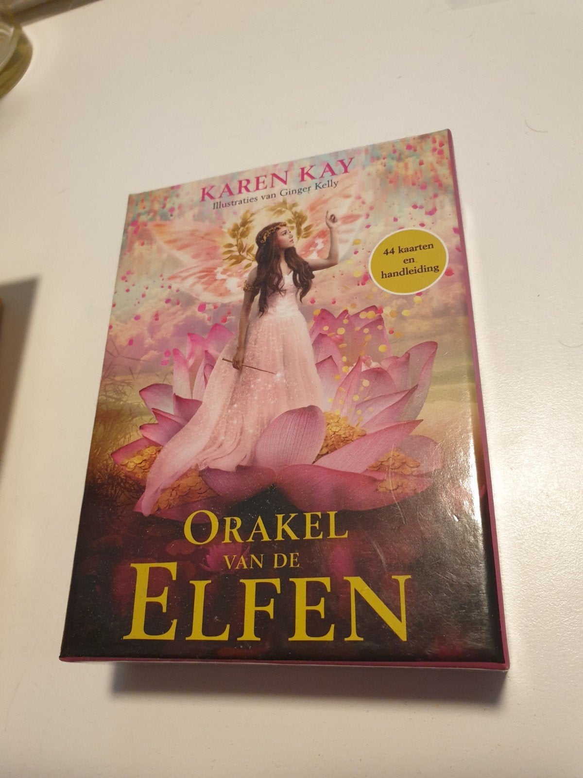 Karen Kay - Orakel van de Elfen ORAKELKAARTEN, Ophalen of Verzenden, Zo goed als nieuw, Karen Kay