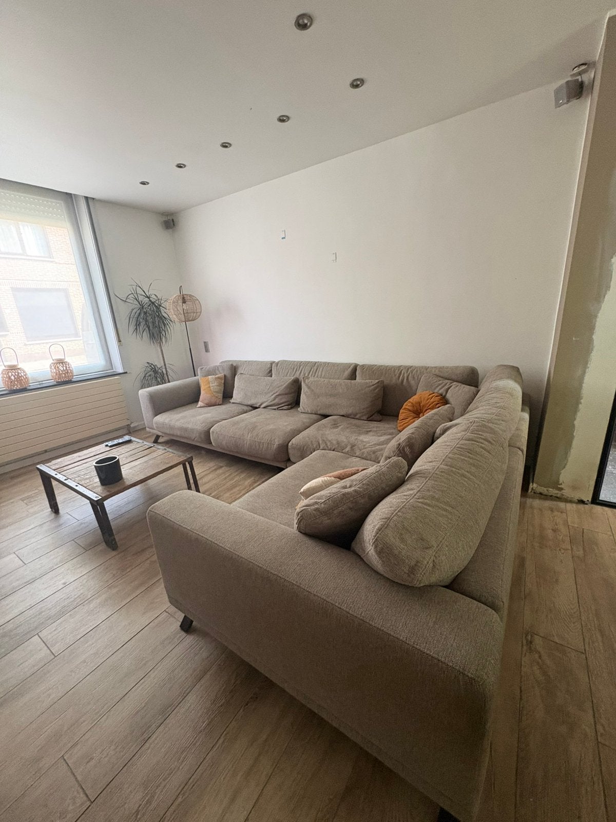 Hoeksalon te koop, Maison & Meubles, Canapés | Coins salons complets, Comme neuf, Tissus, Enlèvement