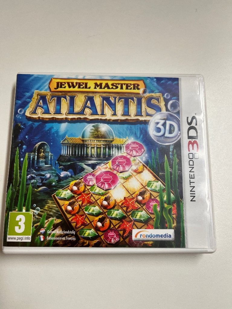Jeu Nintendo 3DS Jewel Master Atlantis 3D, Consoles de jeu & Jeux vidéo, Enlèvement, Utilisé, À partir de 3 ans