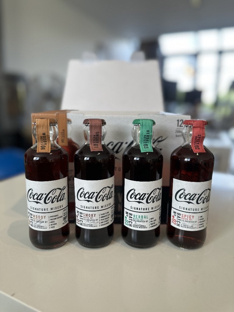 Coca Cola Signature Mixers in originele intacte doos, Verzamelen, Merken en Reclamevoorwerpen, Ophalen, Nieuw, Overige typen