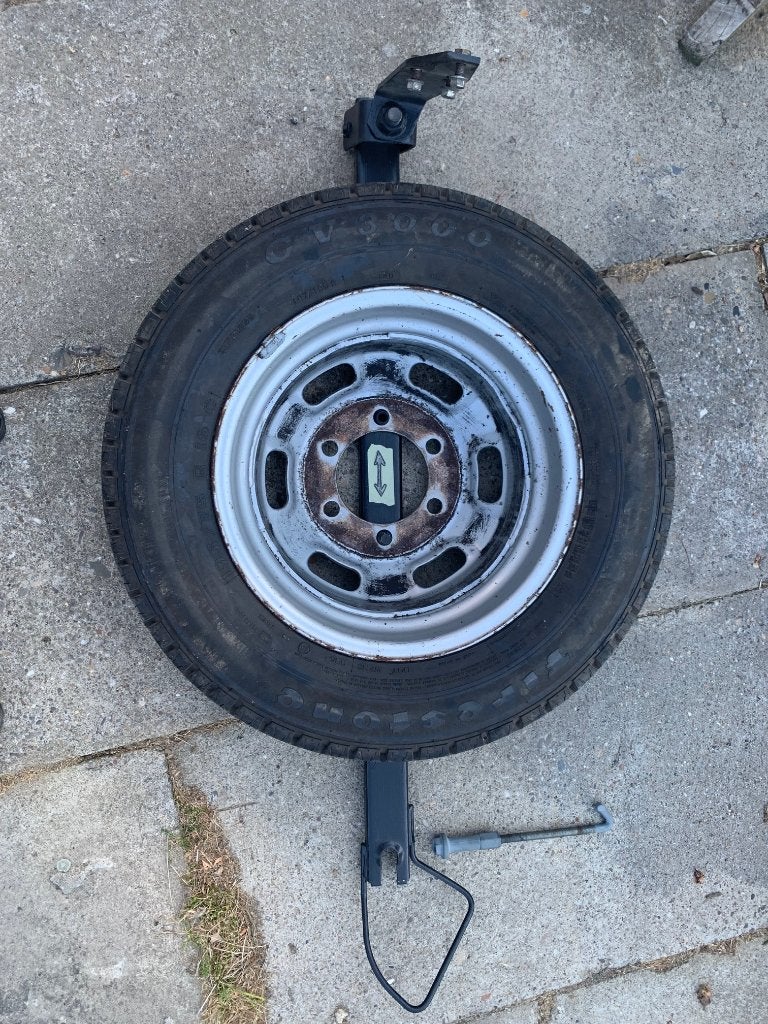 Reservewielhouder Iveco Daily, Ophalen, Gebruikt