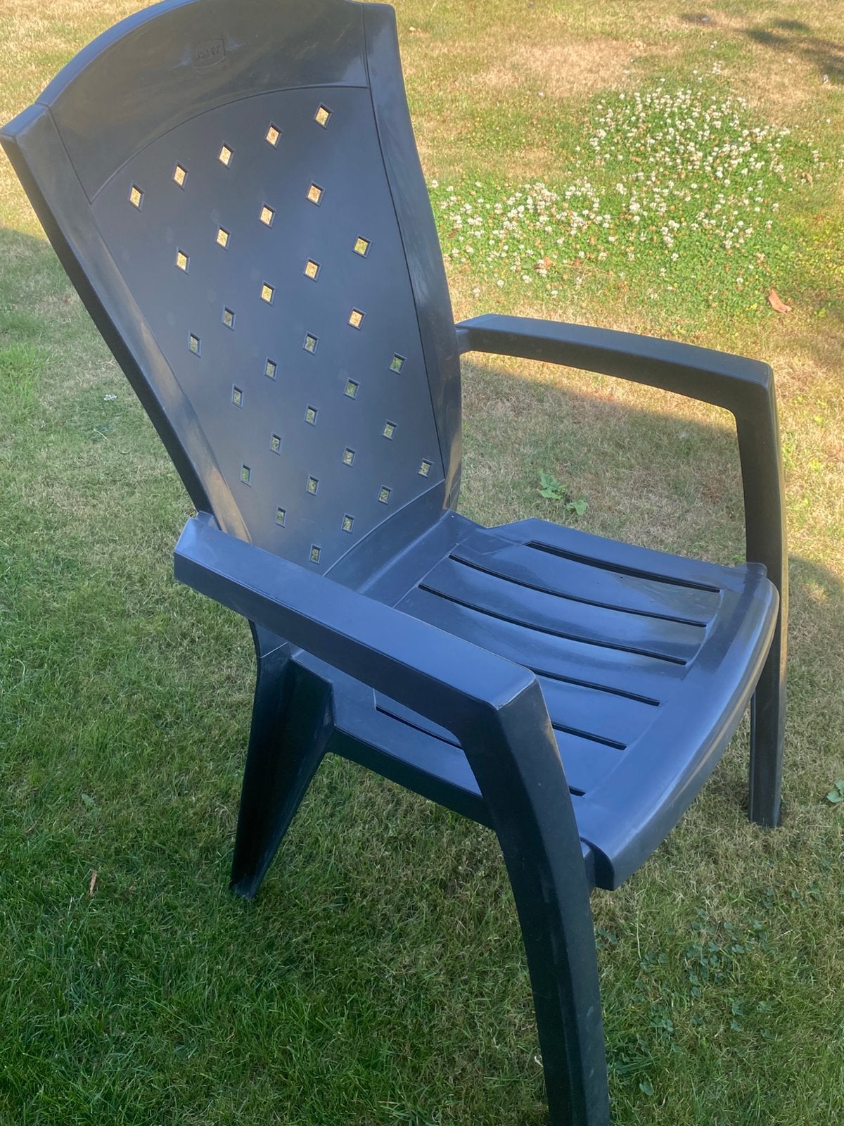 6stoelen, Huis en Inrichting, Stoelen, Ophalen, Kunststof, Gebruikt, Blauw