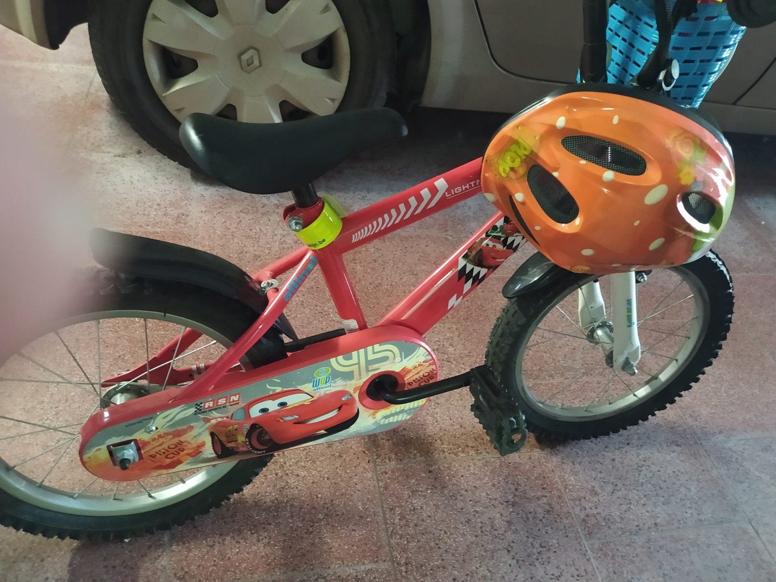 kinder fiets, Enlèvement