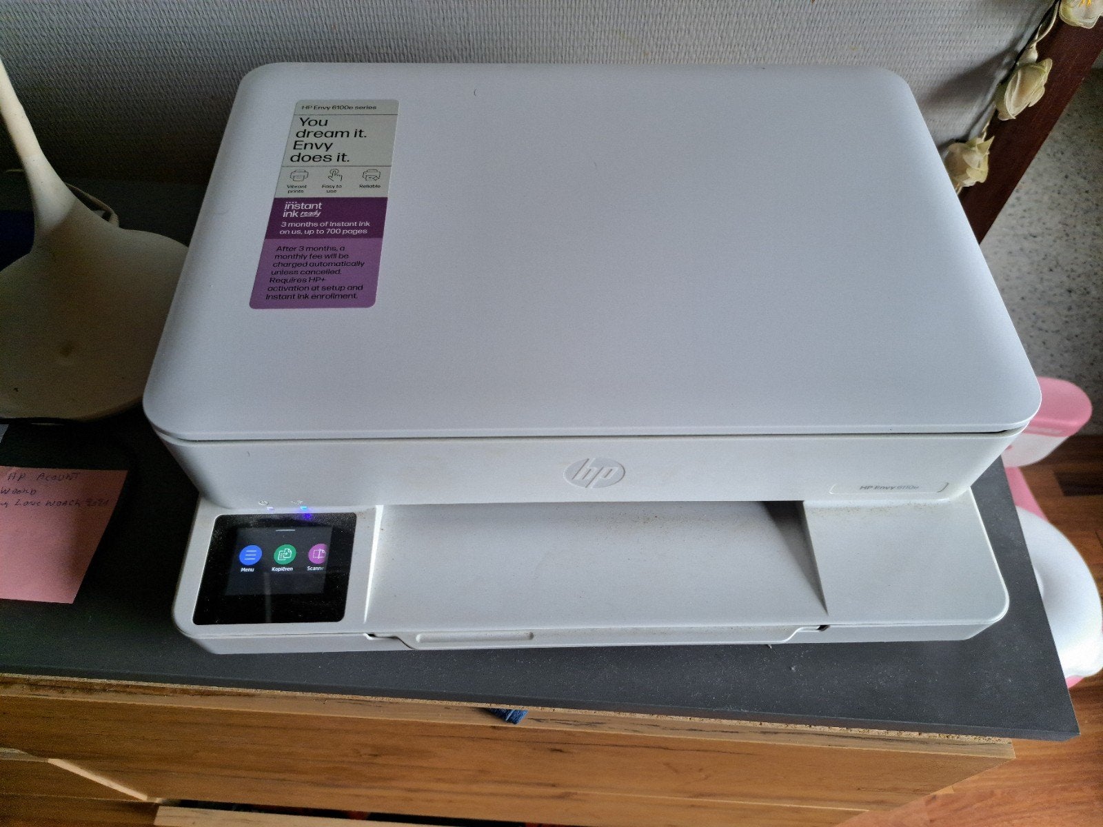 HP PRINTER MET BLOOTHOOTH & SCANER, Computers en Software, Printers, Ophalen, Kleur printen, Printer, Nieuw