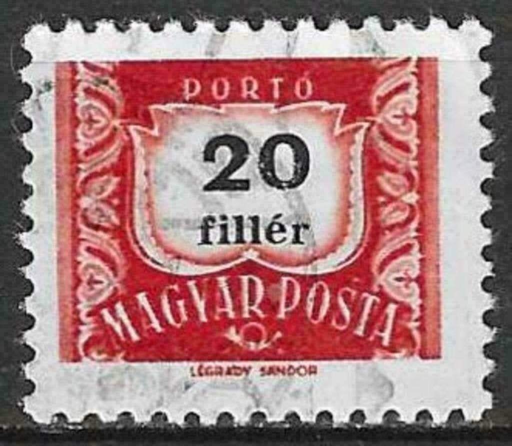 Hongarije 1958/1969 - Yvert 223BTX - Taxzegel (ST), Verzenden, Gestempeld