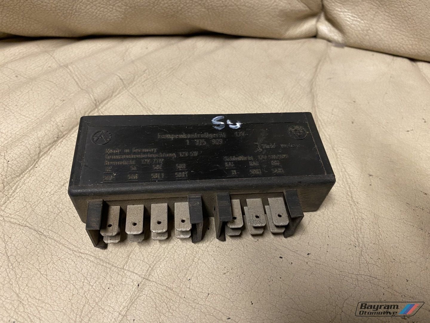 Bmw E30 verlichtlingsmodule check control 1375909 E28 E24, -, Utilisé, -, Enlèvement ou Envoi