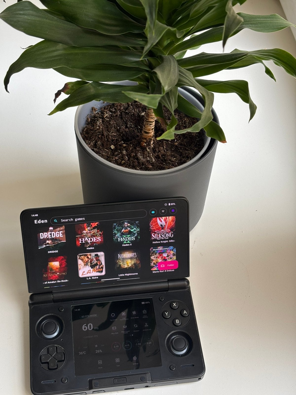 AYN Thor Max zwart 1TB (Batch3, UFS4.0), Games en Spelcomputers, Spelcomputers | Nintendo DS, Ophalen, Zo goed als nieuw, Zwart
