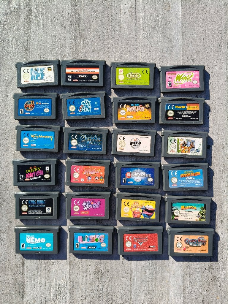 collection de 24 jeux Nintendo Game Boy Advance originaux, Enlèvement ou Envoi, 1 joueur, Utilisé, À partir de 3 ans