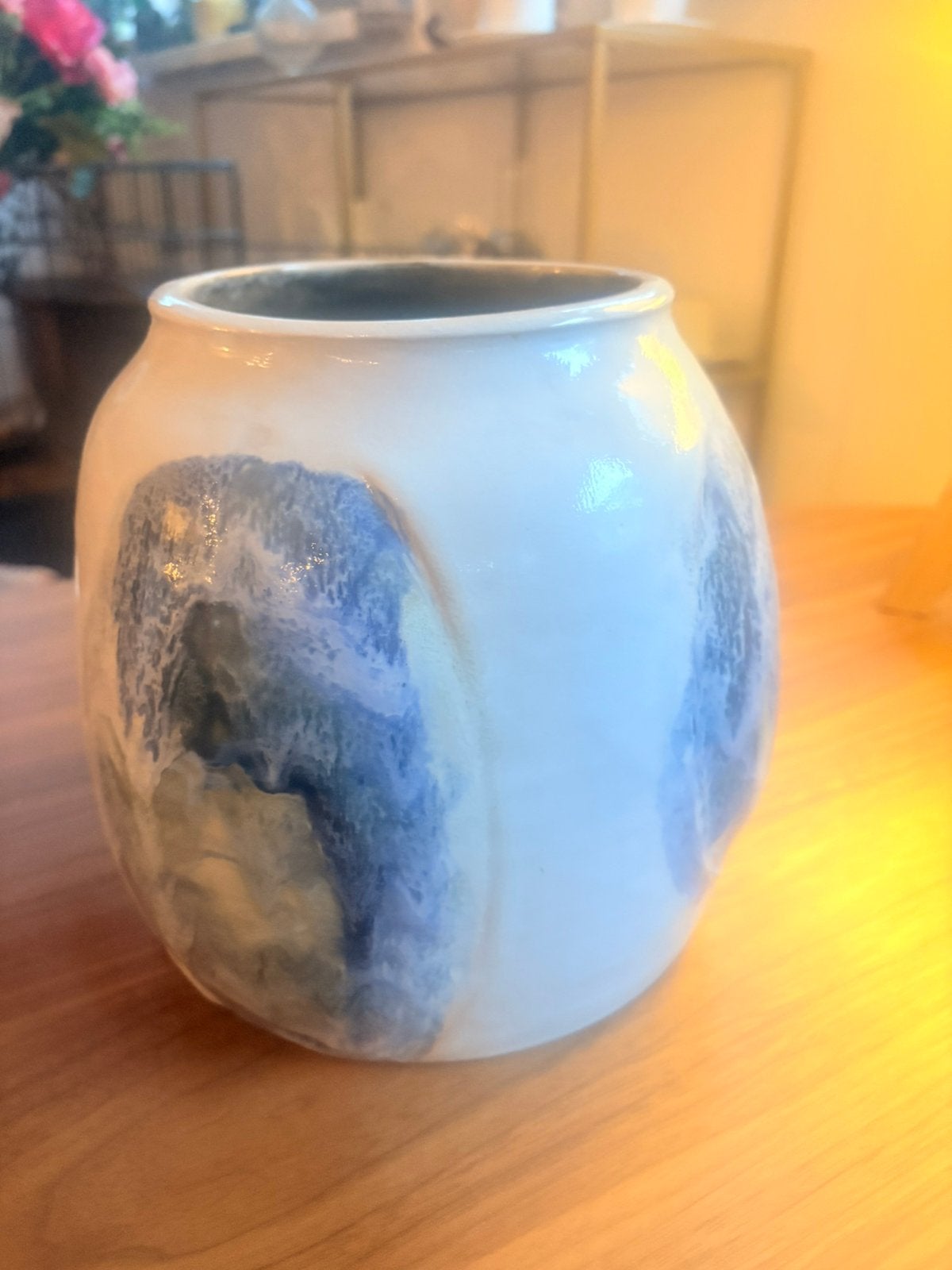 Magnifique vase en céramique Mara Van Gils, Enlèvement ou Envoi
