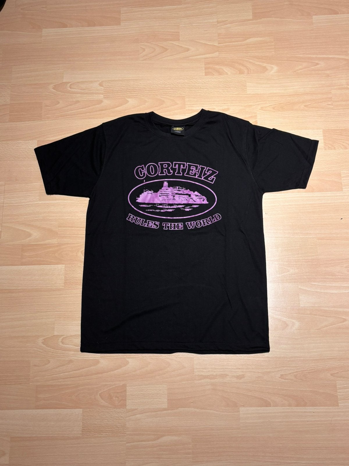 Corteiz T-Shirt, Enlèvement ou Envoi, Neuf, Taille 52/54 (L), Noir