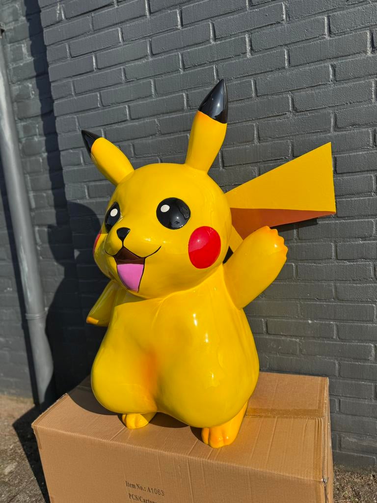 Groot Pokemon Pikachu beeld, Verzamelen, Ophalen, Zo goed als nieuw, Fantasy