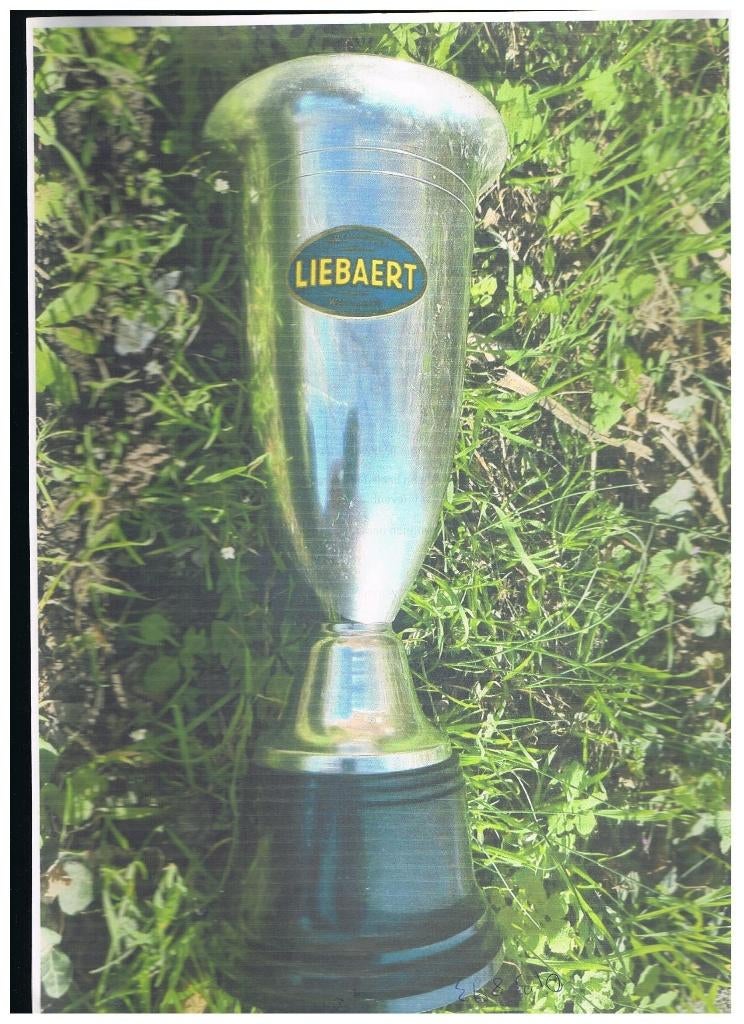 BROUWERIJ LIEBAERT WETTEREN TROFEE BEKER, Verzenden, Zo goed als nieuw, Overige typen