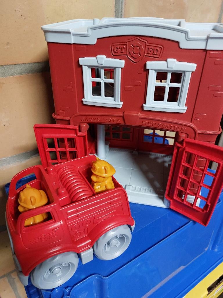 Speelgoed brandweer green toys, Ophalen, Zo goed als nieuw, Complete set