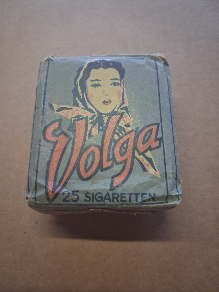 Cigarettes à timon VOLGA 5,80FR, Collections, Enlèvement ou Envoi, Comme neuf, Panneau publicitaire