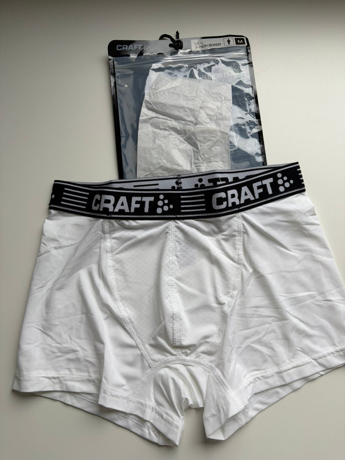 Craft Sportboxer nieuw maat M, Kleding | Heren, Ondergoed, Verzenden, Wit, Boxer