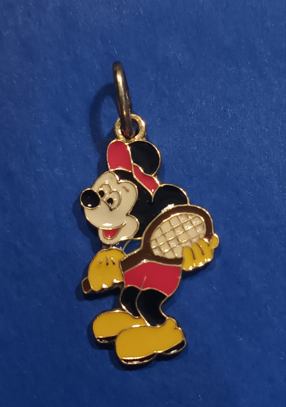 Bedel 925 zilver Disney Mickey Mouse tennis, Ophalen, Mickey Mouse