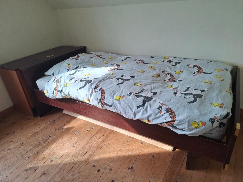 Slaapkamer bruin., Ophalen, Gebruikt, Eenpersoons