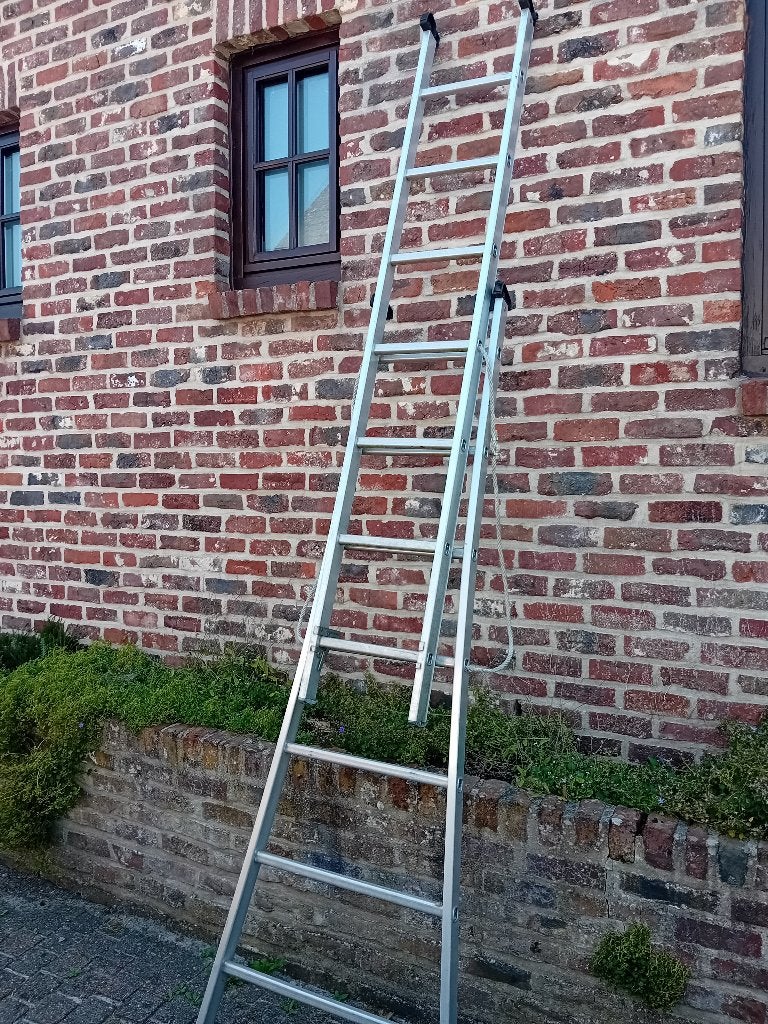 ladder, Ophalen, Zo goed als nieuw, Ladder, Opvouwbaar of Inschuifbaar
