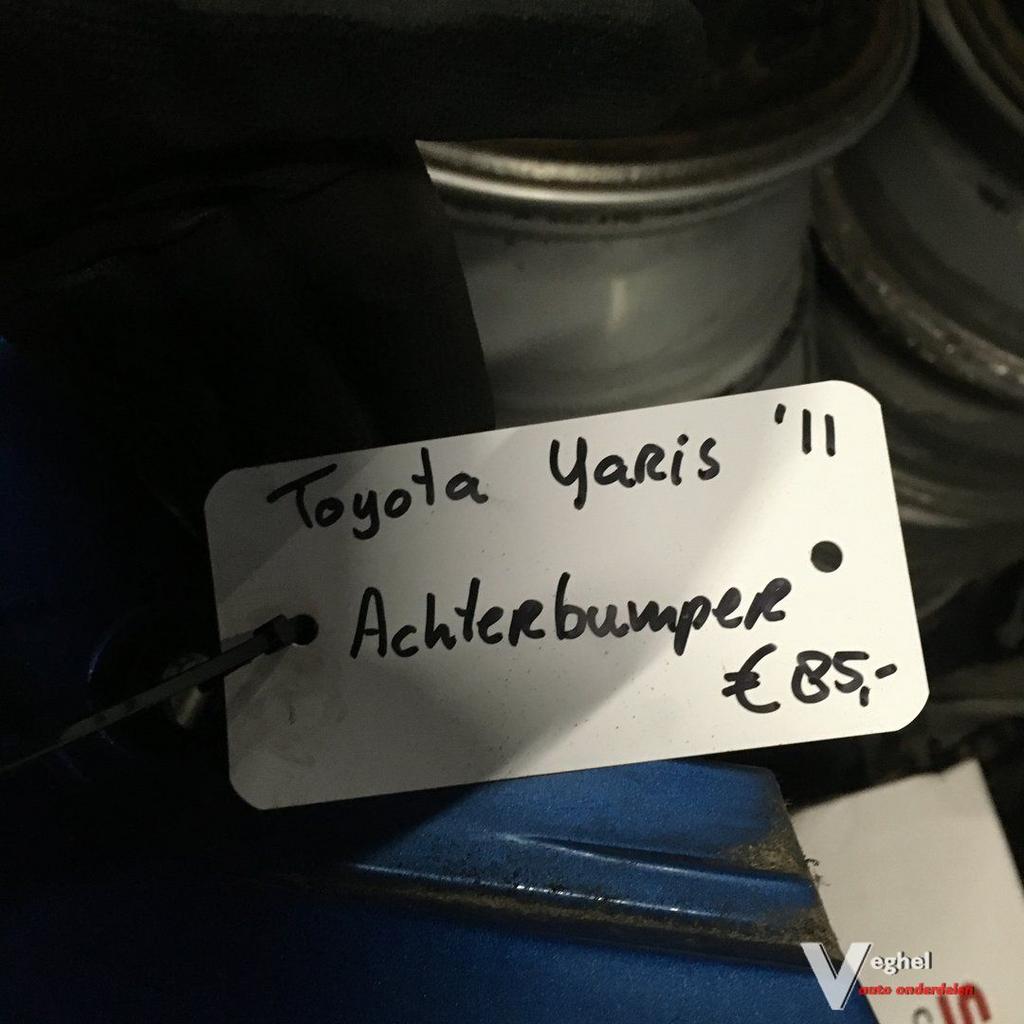 Toyota Yaris 2011 Achterbumper, Ophalen, Gebruikt, -, -