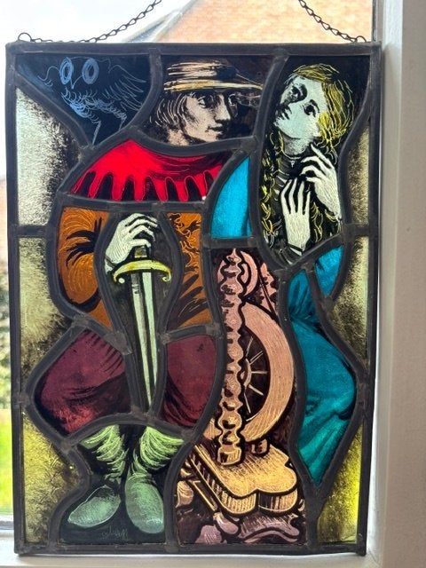 glas-in-lood-raam, Ophalen